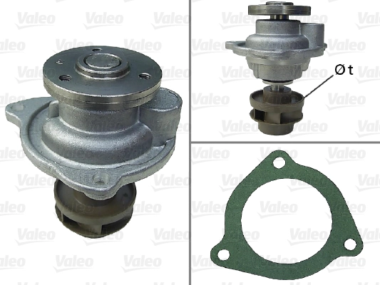 Devirdaim Su Pompasi Fiesta V 1.0 1.3 03>12 Ford Ka 1.3 96> 08 Street Ka (RL2) 1.6 03>05 | VALEO 506809 | OEM 2S6G 8591 A1A 1798955 1798955