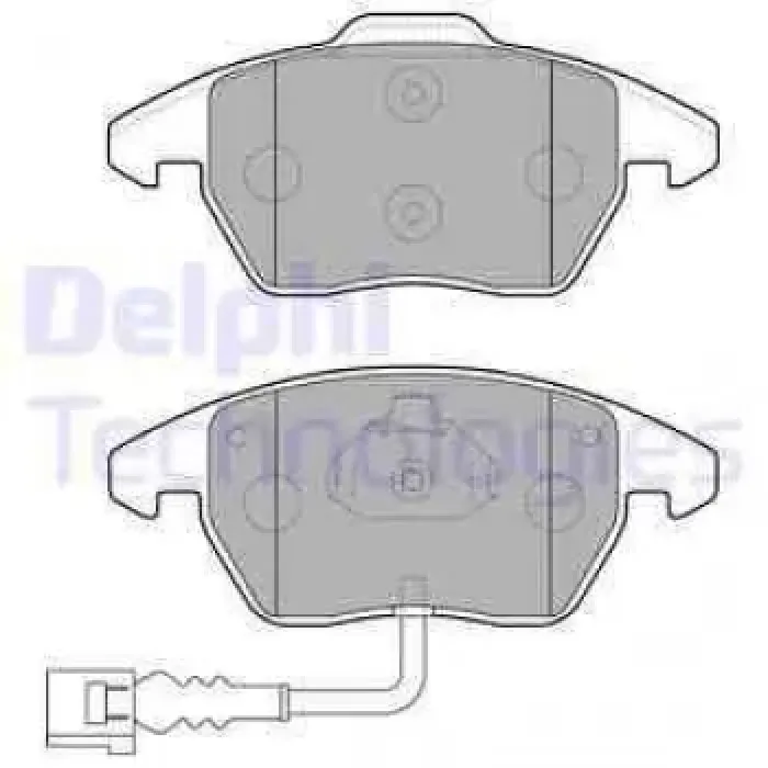 On Fren Balatasi Caddy 03> Golf 5 A3 Octavia Touran Toledo 04> Passat Jetta 05> Fisli | DELPHI LP1837 | OEM 1K0698151E 5K0698151 8J0698151C 3C0698151D