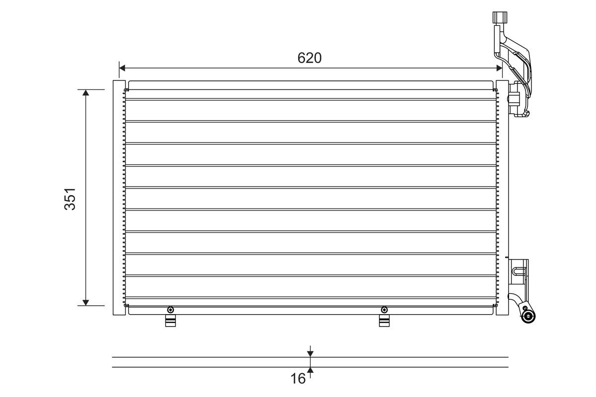 Klima Radyatoru Ford Fiesta St Ecoboost Jtja (C16HD0Z) | VALEO 814076 | OEM 1819015