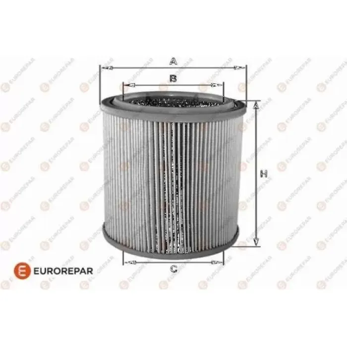 Hava Filtresi Ducato 2.2JTD 100BG 2006> Boxer 3 Jumper 3 22DT Puma 2.2HDI 06> | EUROREPAR 1682269480 | OEM 1682269480