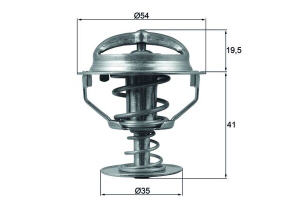 Termostat 82C Ford Fiesta 1.3 98>01 Ka 98>01 | MAHLE TX16482D | OEM XS6E8575AE 1089796