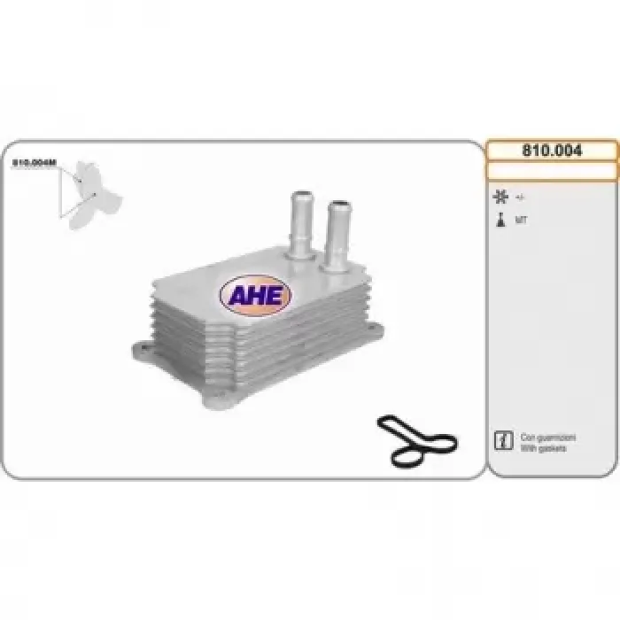 Yag Sogutucu Komple Transit V347-V363 2.2-2.4 Arkadan Ceker ( Kagit Filtre ) | BROM FD5001 | OEM BK3Q 6B624 CD 2128720 6B624 2128720