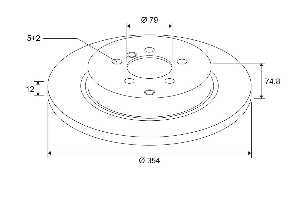 Fren Diski Arka Range Rover L322 02>09 | VALEO 197017 | OEM SDB000211
