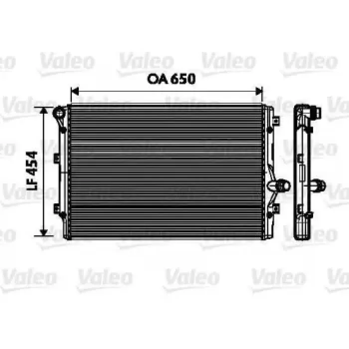 Motor Radyatoru A3 1,6 / 2,0TDI Leon Golf V 2,0TDI 04> | VALEO 734333 | OEM 1K0121251AB 1K0121251AB 1K0121251DM 3C0121253AR 3C0121253Q 1K0121251DM 3C0121253AR 3C0121253Q