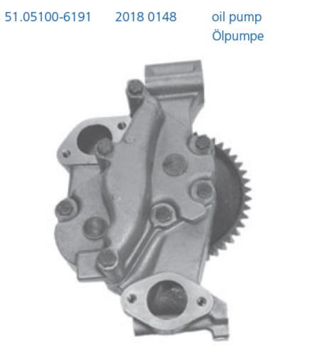 Yağ Pompası V12 (28 Lik) | OEM 51051006191
