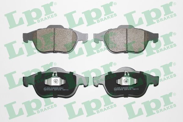 On Fren Balatasi Renault Megane 2 05> Grand Scenic 2 3 05> Clio 3 04> 1.5 1.6 16V 1.9 D 2.0 16V 2.0 16 | LPR 05P1678 | OEM 7701209101 410600756R 7701209672