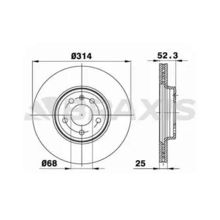 On Fren Aynasi Havali A4 8EC 2,0 TDI 06 A4 8K2 A4 Avant 8K5 1,8 TFSI / 1,8 TFSI Quattro / 2,0 TFSI / 2,0 | BRAXIS AE0084 | OEM 8W0615301T 8W0615301T 8W0615301G 8K0615301 8K0615301T 8W0615301G 8K0615301 8K0615301T