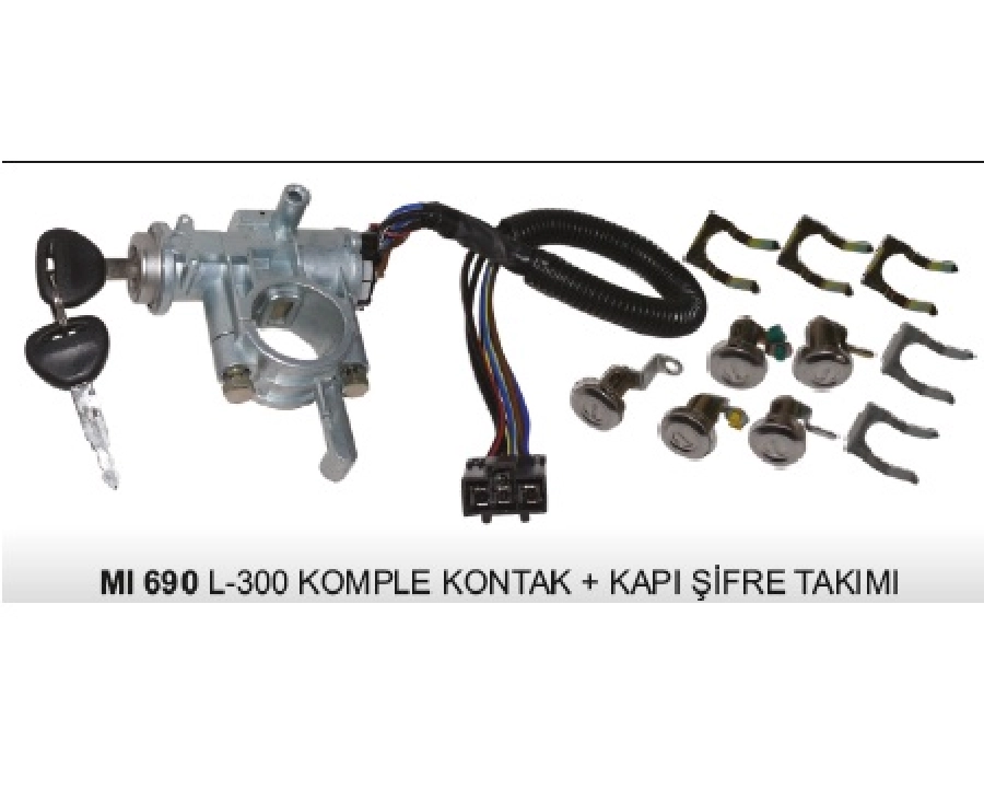 Kontak + Şifre - Mitsubishi L300 | OEM MI690