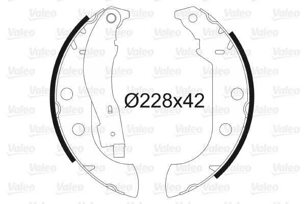 Arka Fren Balatasi Pabuclu P306 Xsara Xsara II Zx P306 YM 1,9 1,9TD 1,8 8V Olcu: (228×42) Abssiz | VALEO 562059 | OEM 4241.G6 4241.G6 4241.55 4241.J0 4241.K2 4241.55 4241.J0 4241.K2
