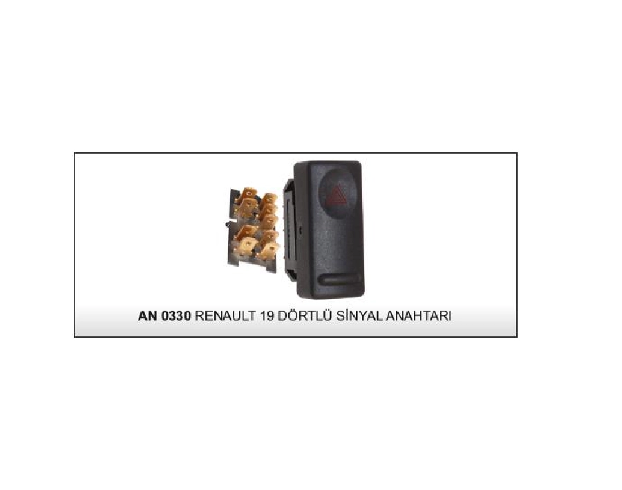 Flaşör Anahtarı Renault 19 AN752 | OEM AN0330