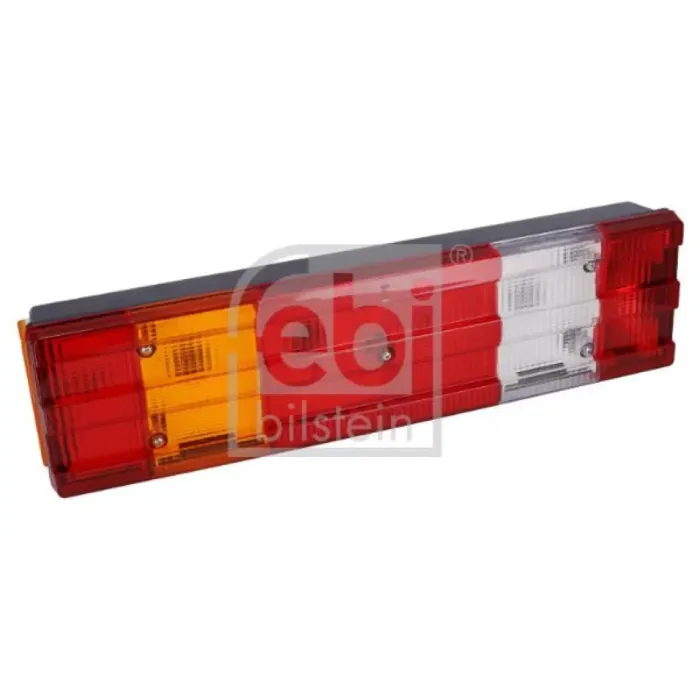 Stop Lambasi Kanalli Sol Amp Soketli Plakali Mercedes Actros / Axor / Axor 2 / Actros MP2-MP3 / Uzun Tip 510MM / 7 Fonksiyonlu | FEBI 194120 | OEM 0015405770 0015406270