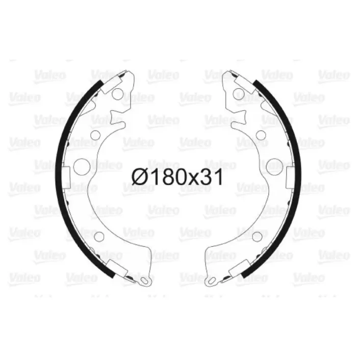 Arka Fren Balatasi Pabuc Honda Civic 1.3 1.4 1.5 1.6 1988-1991 Crx 1983-1991 Rover 200 1985-1989 | VALEO 562734 | OEM 43153SR3A01