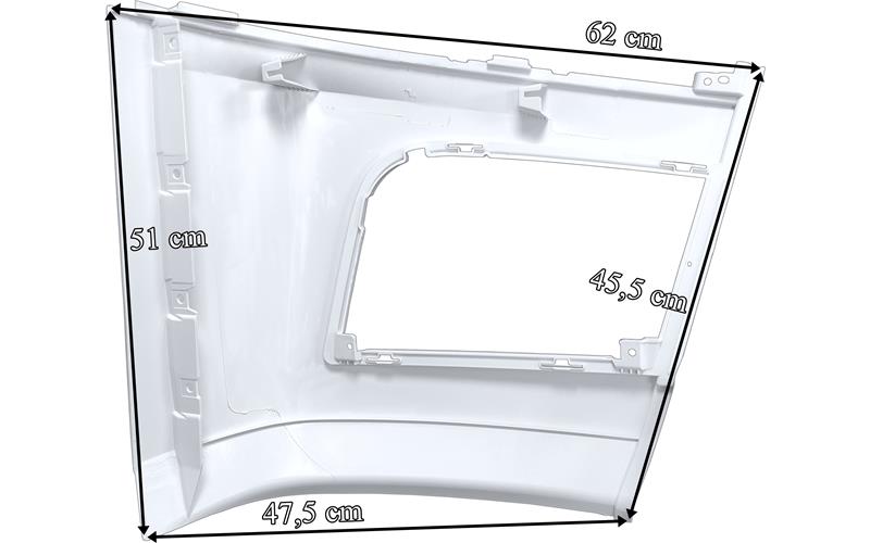 Tampon Actros MP4 1845 Uzun Sol (Beyaz) | OEM 9608854925
