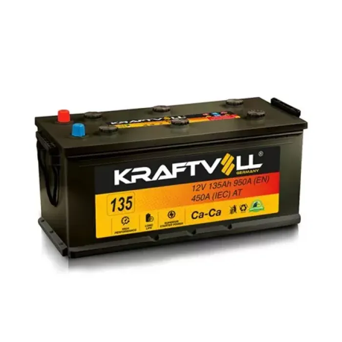 Aku 12V 135 Ah D8 (510×190×225) | KRAFTVOLL 18020003 | OEM 55176511