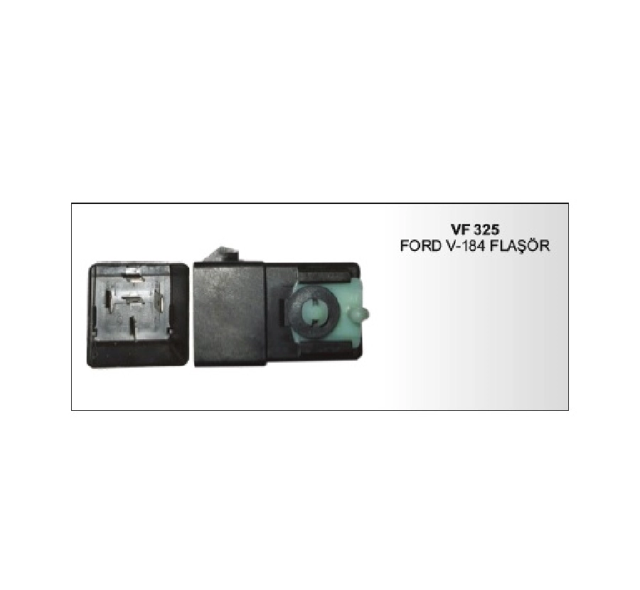Flaşör 12V Elektronik 5 Terminal (49,49a, 49b, 31,15) Braketli - Ford Transit, Connect | OEM VF325