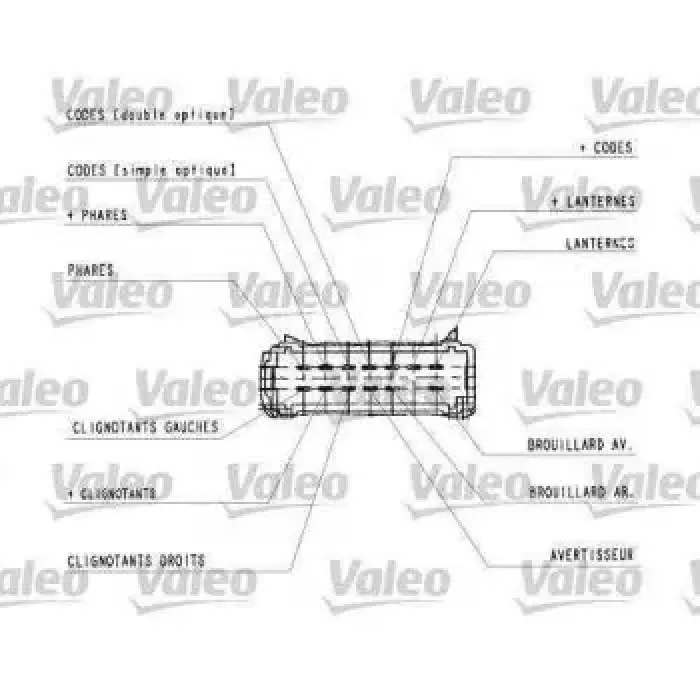 Far+Sinyal+Sis Kolu Megane I 95-> Kangoo 97>01 | VALEO 251437 | OEM 7701040730