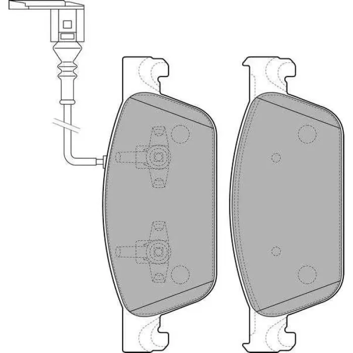 On Fren Balatasi Transporter T5 / T6 1,9 2,0TDI 03> | DELPHI LP2199 | OEM 7E0698151 7E0698151B 7E0698151C