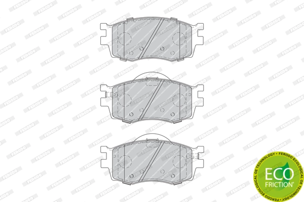 On Fren Balatasi Hyundai Accent Era 2006-2012 Kia Rio 2006-2012 I20 2008-> | FERODO FDB1955 | OEM 581011GE00