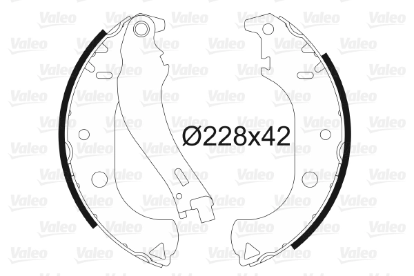 Arka Fren Balatasi Pabuc Doblo Albea 1,2 / 1,3 / 1,4 / 1,6 / 1,9 | VALEO 562806 | OEM 7082149 7082149 7083041 77362452 7083041 77362452