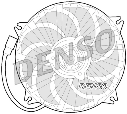 Fan Motoru Partner 2 Berlingo 2 1,6HDI / 2,0HDI Xsara 2 1,4HDI / 1,6 16V Otomatik Klimasiz 385W | DENSO DER21017 | OEM 1253A6