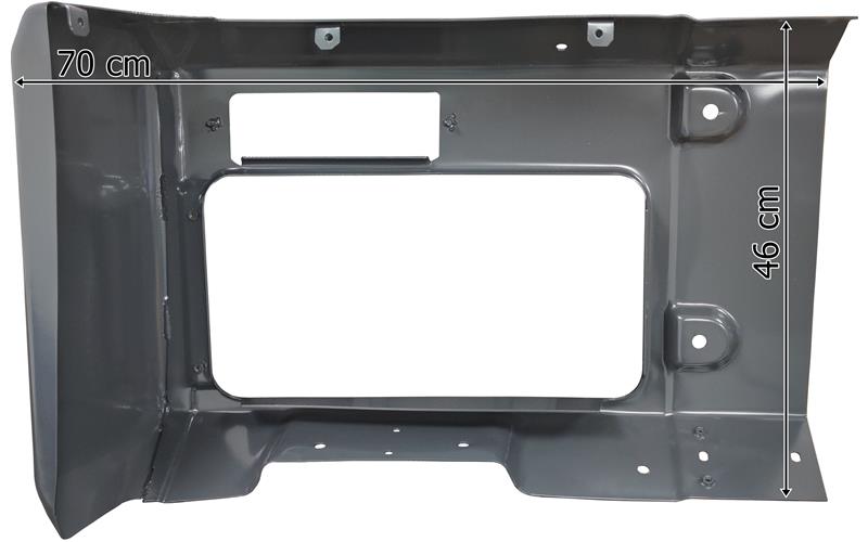 Ön Metal Tampon Iveco Eurotrakker Sağ | OEM 98480268