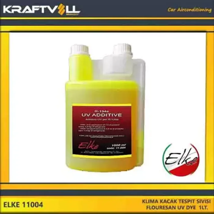 Klima Kacak Tespit Sivisi Flouresan Uv Dye 1LT.(İtalyan Elke) | ELKE 11004