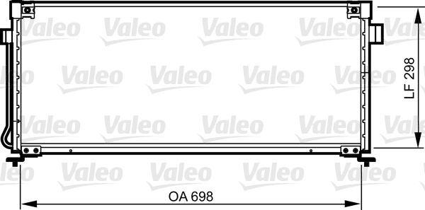 Klima Radyatoru Subaru Legacy II 94>99 | VALEO 814259 | OEM 73210AC020 73210AC021