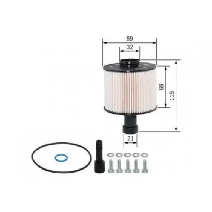 Mazot Filtresi Dokker Lody Logan II Captur Sandero II Clio IV 1.5DCI 12> Mercedes Citan 415 12> | BOSCH F026402825 | OEM 164039594R