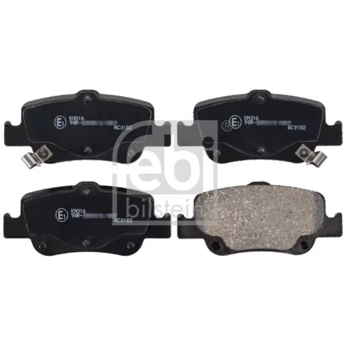 Fren Balatasi Arka Toyota Auris 1.4 D4D 1.6 07-> Corolla 1.4 D4D 1.6 07-12 | FEBI 170285 | OEM 04466-02170 04466-02180 04466-02181