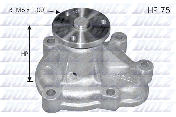 Devirdaim Su Pompasi Astra G Astra H Combo Meriva Zafira B Y17DT 00> | DOLZ O142 | OEM 1334073 1334143 6334019