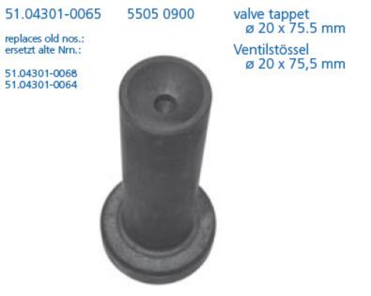 Supap Fincani D2566 -2866 | OEM 51.04301-0064