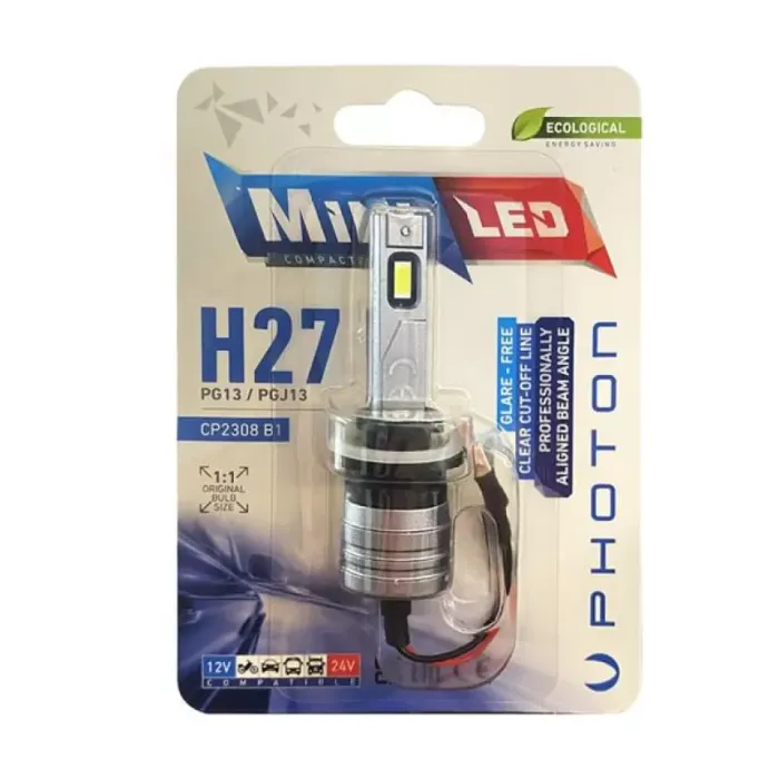 Mini H27 12-24V Compact Led (Tekli Blister) | PHOTON CP2308 B1