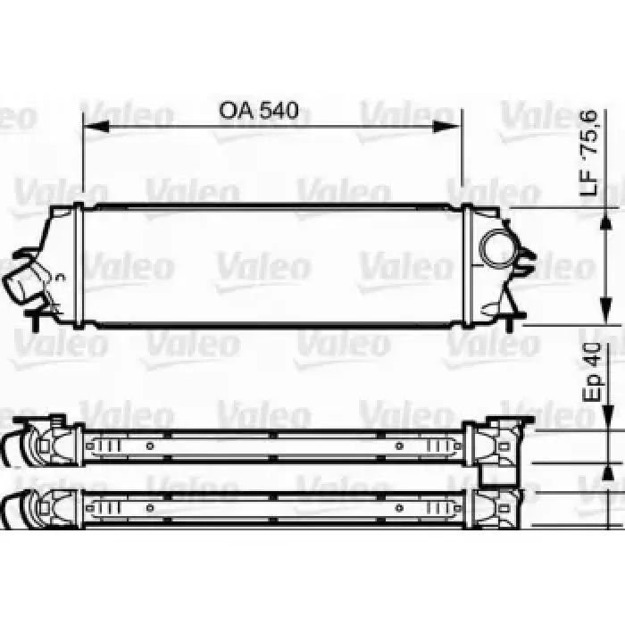 Turbo Radyatoru Trafic II Vivaro 2,0DCI | VALEO 818771 | OEM 4416946 4416946 8200411160 8200411160