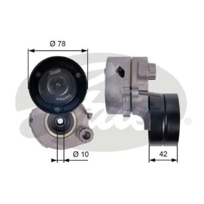 Kayis Gergisi Komple M-Benz Axor 1840-3240-4140 OM457/Citaro/Travego | GATES T38662 | OEM 4572003170