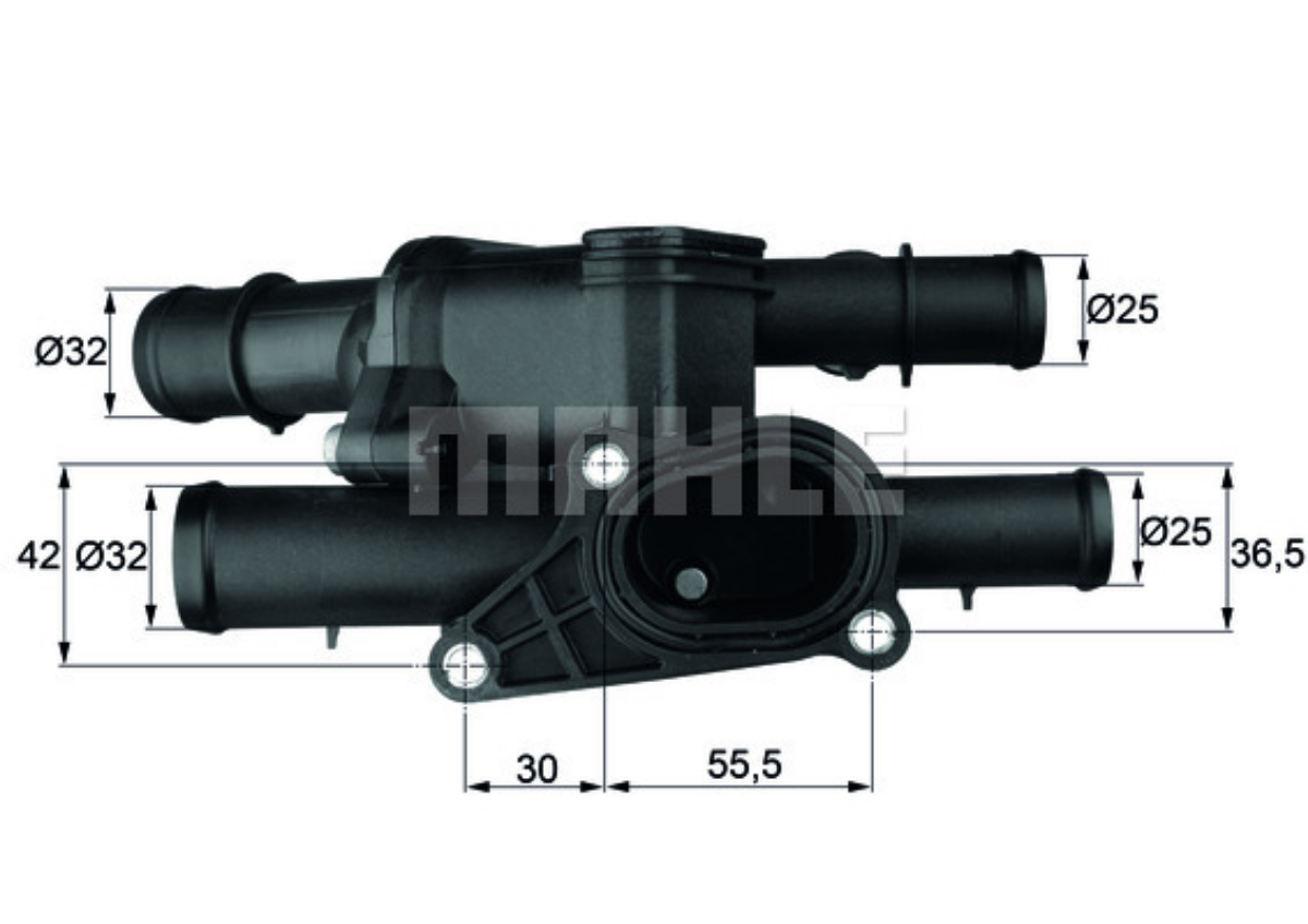 Termostat-Vw 1.6 Golfıv,Bora Bfq Avu Manuel(Komple) | OEM 06A121111