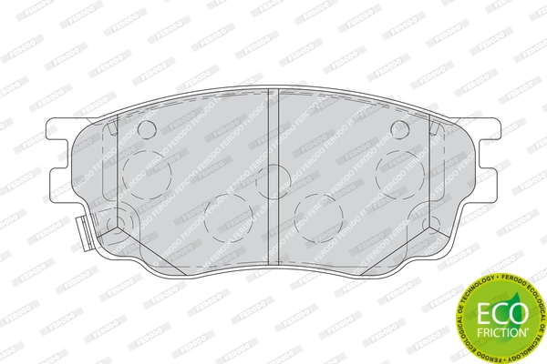 On Fren Balatasi Mazda 6 2002-2007 | FERODO FDB1707 | OEM CBY33323Z CBY43328Z G1YC3328ZB