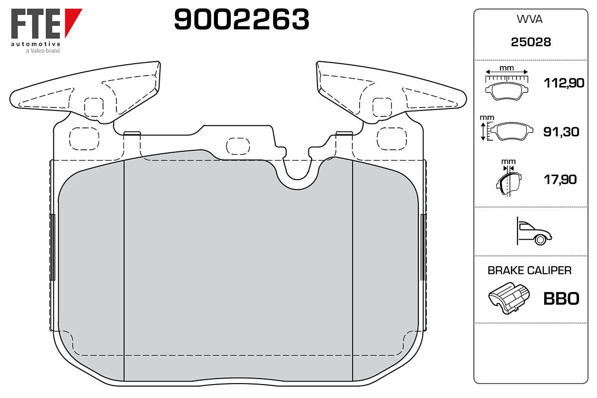 Fren Balatasi On Bmw F20 F30 F22 F36 | VALEO 671391 | OEM 34116878876 34116878876 34112284969 34112284969