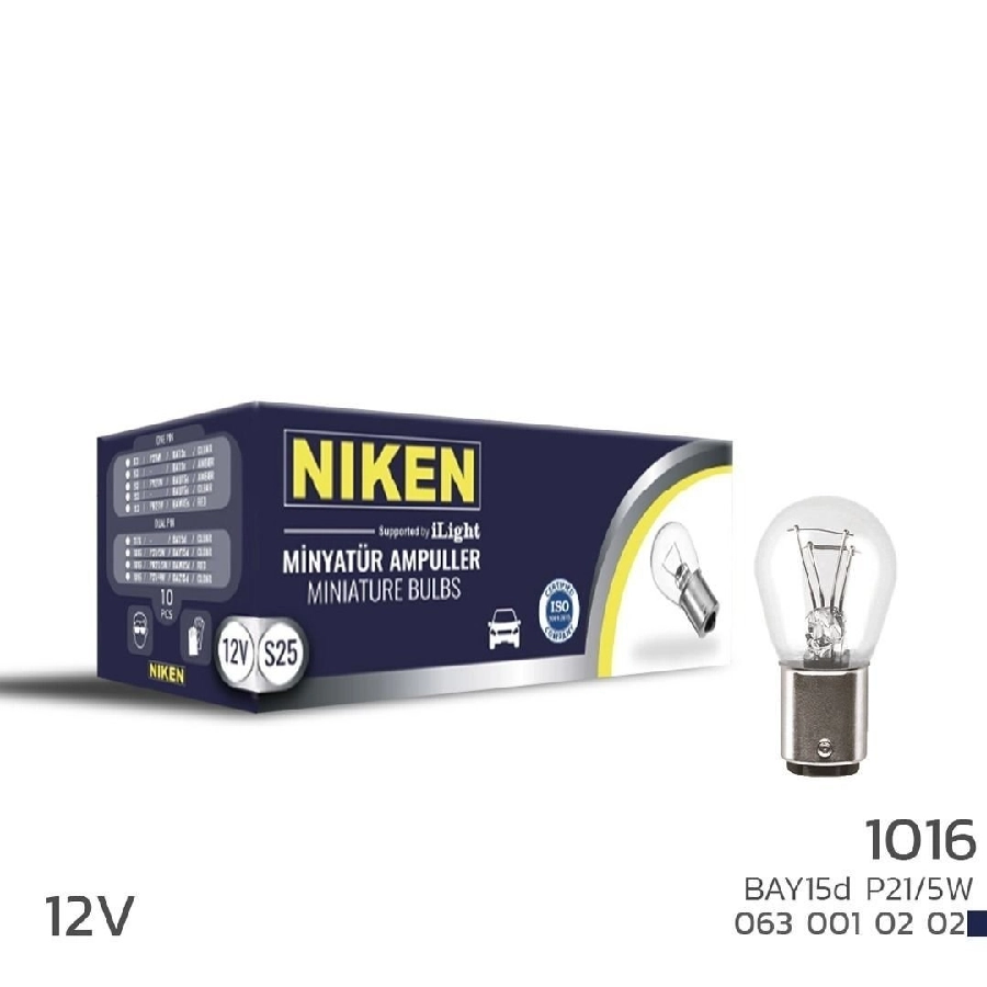 Ampul 1016 Ampul Şaşı Tır BAY15d P21W, 5W (12V) 10LU | OEM 0630010202
