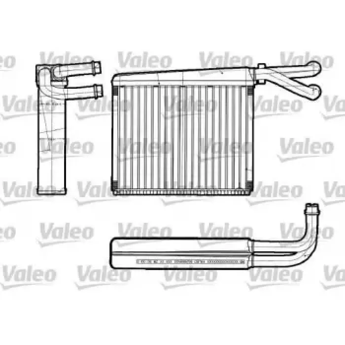 Kalorifer Radyatoru Mercedes Sprinter 901>904 96>06 | VALEO 812251 | OEM A0038353501