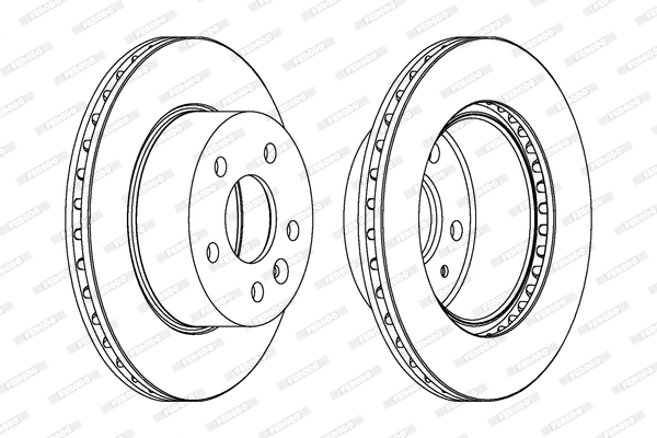Fren Diski On 5-Class 638/2 97>03 Vito 638 97>03 | FERODO DDF860 | OEM A6384210112