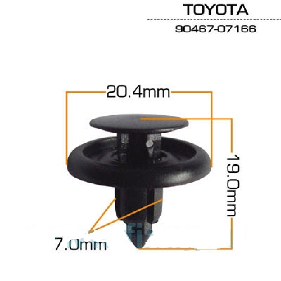 Davlumbaz Klipsi Toyota | OEM 850046