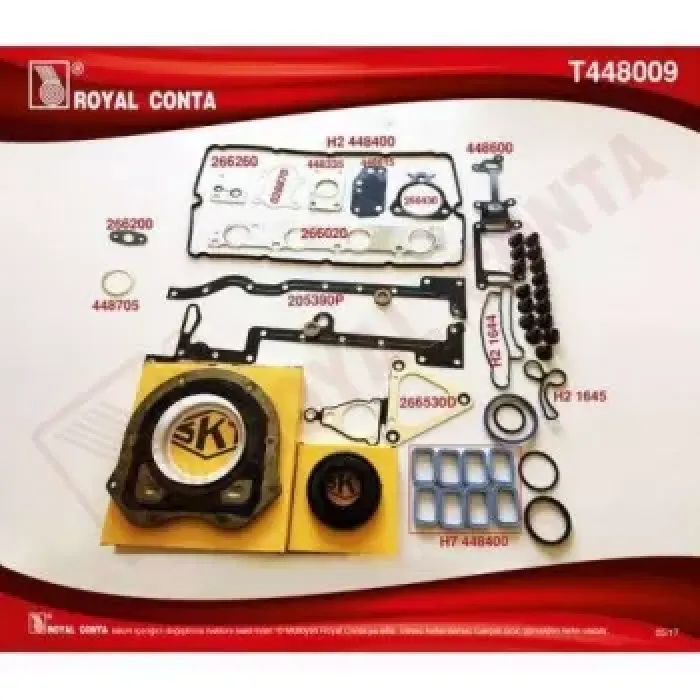 Motor Takim Conta (Alt / Ust Full) Skt Keceli S,K,C Haric Transit V184 2,4TDCI 01>06 V347 2,4TDCI 06>12 (A,CEKER) | ROYAL T448009 | OEM XS4Q6008AAT