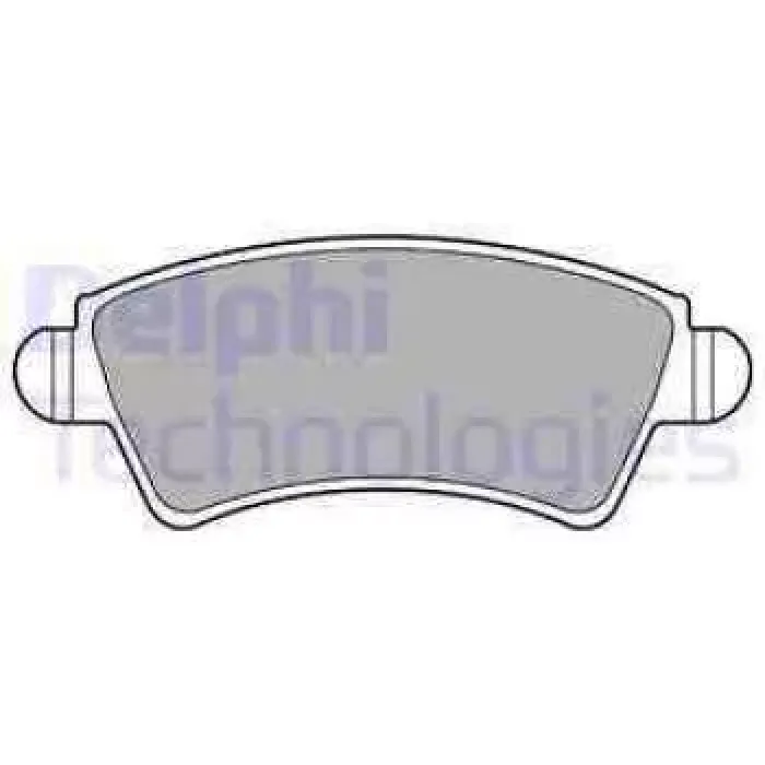 On Fren Balatasi P206 Gti EW10J4 (2,0 16V) TU5JP4 (1,6 16V) P306 Xsara 1,6 8V 1,9 (Celik Segmanli) | DELPHI LP1846 | OEM 425229