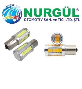 Ledli 24 Volt 93 Turuncu Ampül