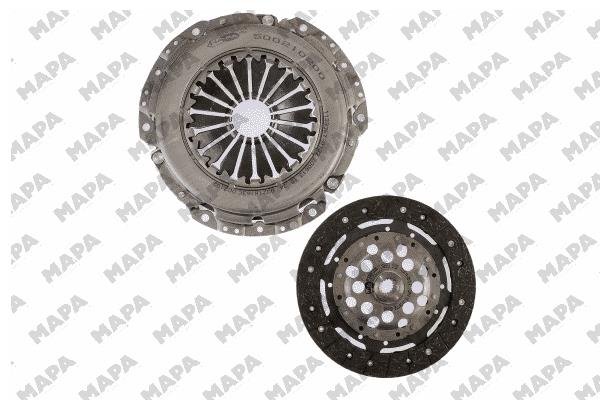 Debriyaj Seti Fiesta 01>08 Fusion 01>12 Tdci Mazda 2 1,4CD 03> Rulmansiz | MAPA 000210 209 | OEM 2S61 7540 HD 1374998