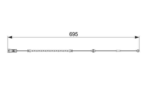 Fren Balata Ikaz Sensoru Vectra C Signum | BOSCH 1987474585 | OEM 24427919 24427919 6238230 6238230