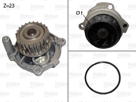Devirdaim A3 A4 Altea Leon Toledo III Octavia Golf V VI Jetta III New Beetle Passat Touran 1.6 2.0TSI Bsf Bse Ccsa Cmxa | VALEO 506790 | OEM 06B121011A 06B121011A 06B121011C 06B121011E 06B121011Q 06B121011C 06B121011E 06B121011Q