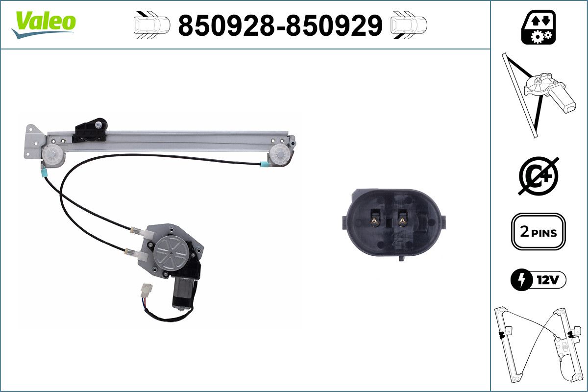Cam Kriko Arka Sag Bmw E39 | VALEO 850929 | OEM 51358159836 51358159836 51358252430 51358252430