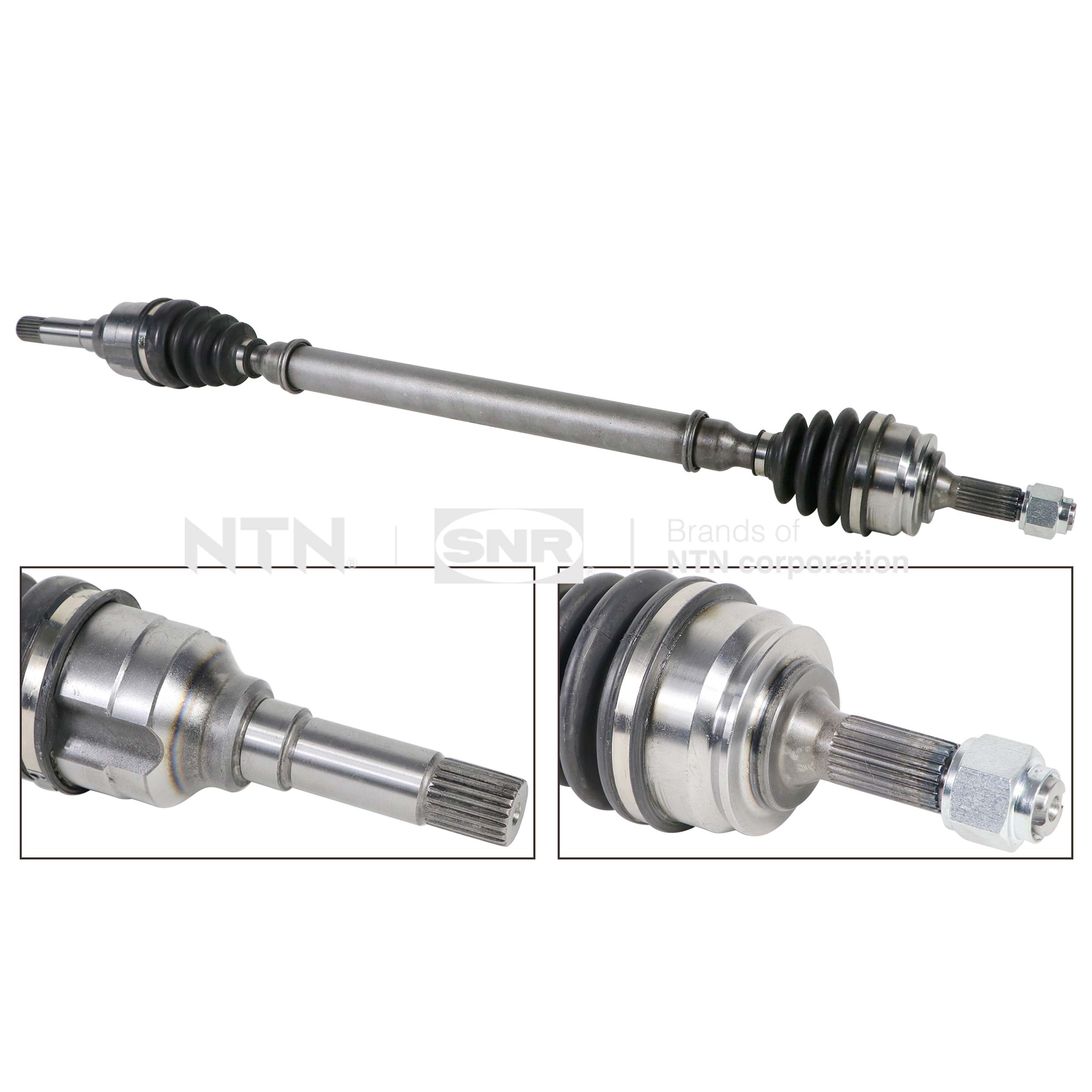 Aks Sag Komple P207 (Dis Freze: 21, Dis Freze: 22, Boy : 858 Mm, Conta Capi: 48MM) EP3 EP3C DV4C DV4 | SNR DK66002 | OEM 9801388680 9685532680