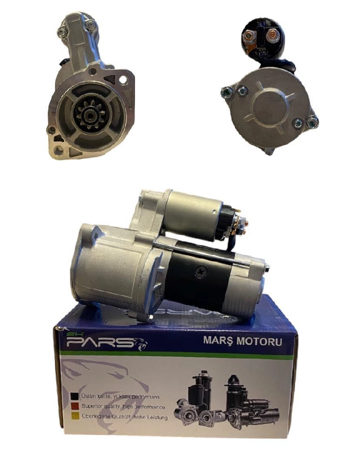 Mars Motoru 12V 10 Dış 2.0 kW Mitsubishi Tipi Hyundai H100 L300 2.3D BMC Megastar 98- (MD061154 M2T | OEM PRS-STR6047